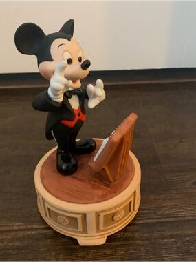 Mickey Mouse Conductor Musical Figurine